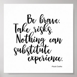 Poster att citera Paulo Coelho - upplevelse