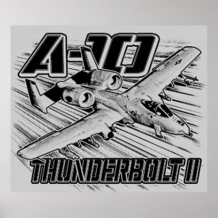 Poster av A-10 Thunderbolt II-Poster