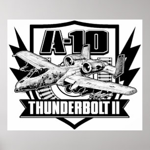 Poster av A-10 Thunderbolt II-Poster