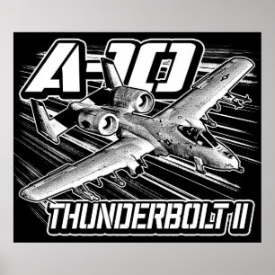 Poster av A-10 Thunderbolt II-Poster