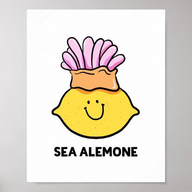 Poster av A-citron-e-Lemon-frukt (Framsidan)