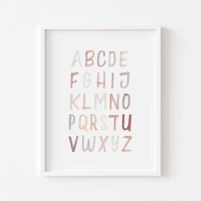 poster av ABC-neutralt med alfabet ABC (Skapare uppladdad)
