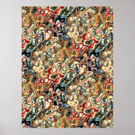 Poster av abstrakt Art