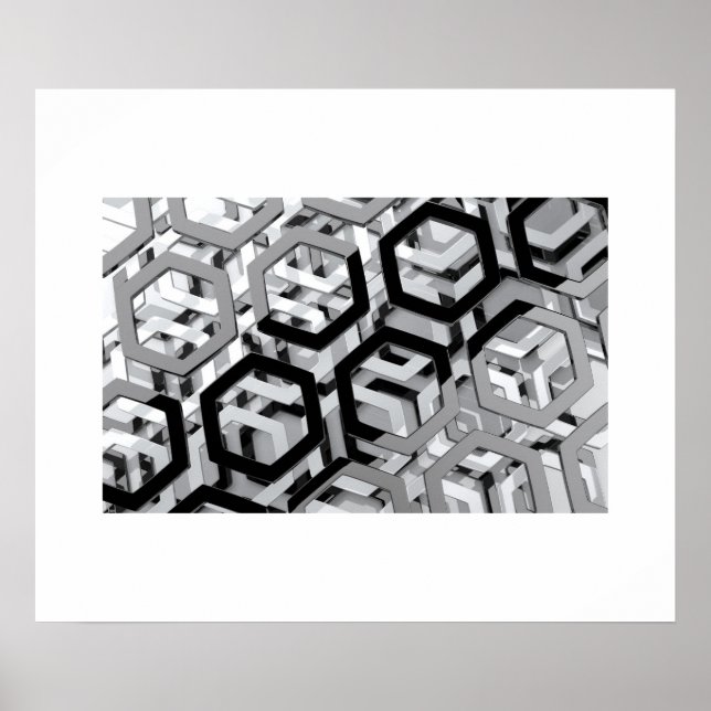 Poster av abstrakt Art (Framsidan)