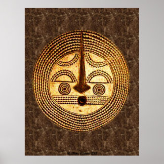 Poster av AfriMex Urbano Burkino Faso Mask