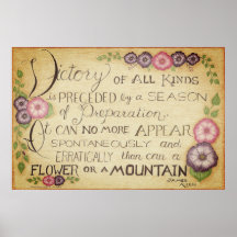 Poster av Allslags seger - James Allen Quote