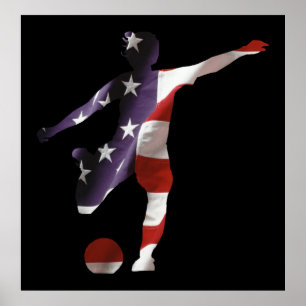 Poster av amerikansk fotboll