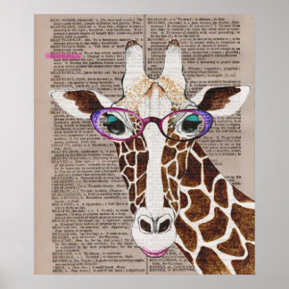 Poster av ändrad Funky Giraffe