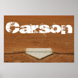 Poster av anpassningsbar Baseball eller Softball -