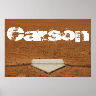 Poster av anpassningsbar Baseball eller Softball -