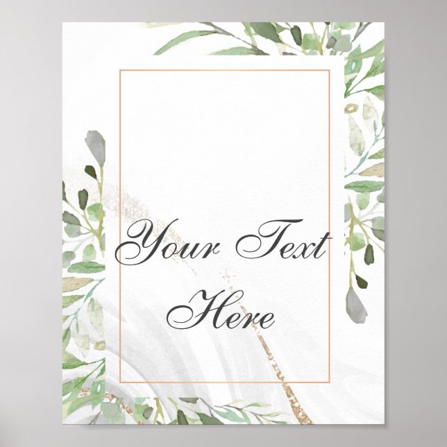 Poster av Anpassningsbar för vattenfärg (Framsidan)