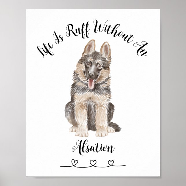 Poster av anpassningsbar Pet Wall Art  (Framsidan)