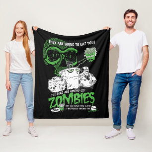 Poster av Aqua Tonåring Hungrig Force Zombies  Fleecefilt