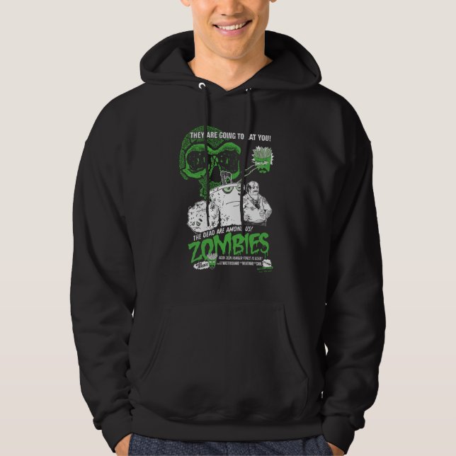 Poster av Aqua Tonåring Hungrig Force Zombies  Hoodie (Framsida)
