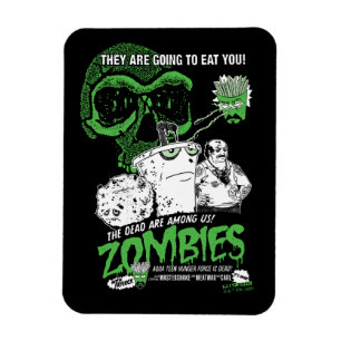 Poster av Aqua Tonåring Hungrig Force Zombies Magnet