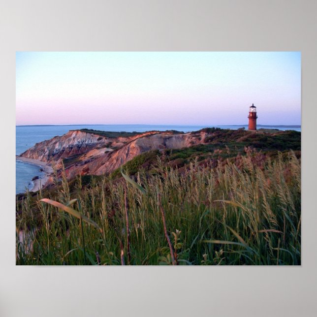 Poster av Aquinnah Sunset och Lighthouse (Framsidan)