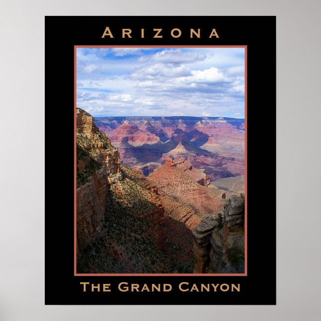 Poster av Arizona Grand Canyon South Rim (Framsidan)