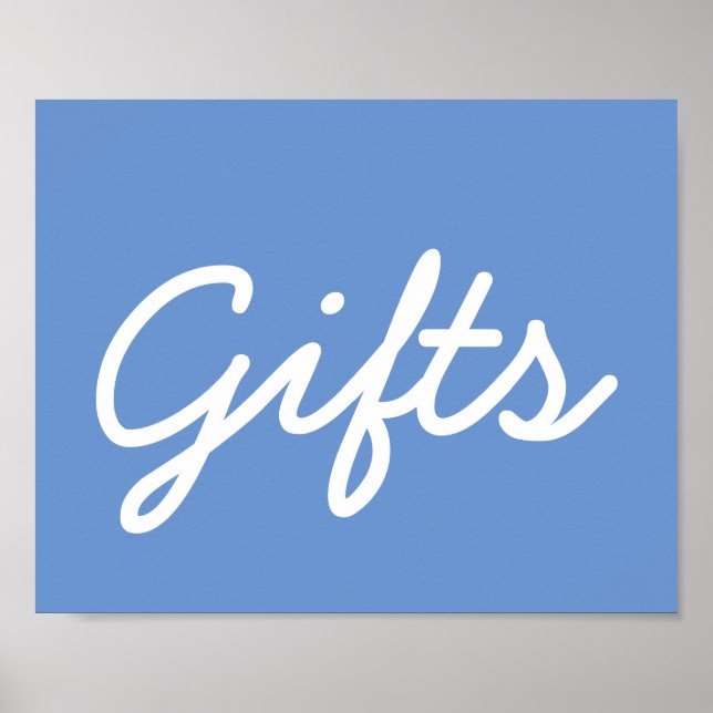 Poster av babyskor i Bord - blått (Framsidan)