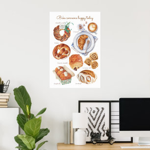 Poster av bakverk