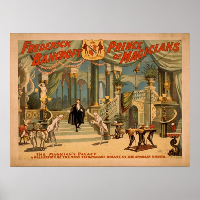 Poster av BANCROFT Magician Illusionist VAUDEVILLE (Framsidan)