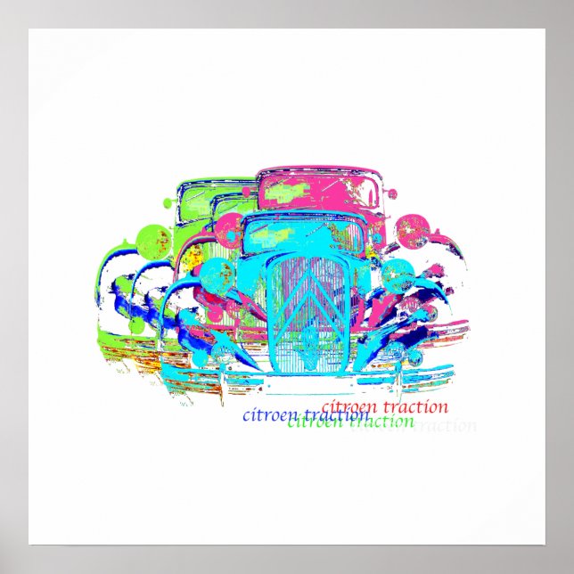 Poster av banderoll för citrondragering (Framsidan)