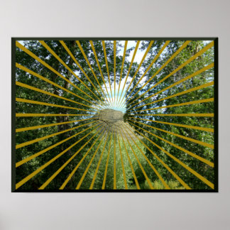 Poster av bergsglasyr