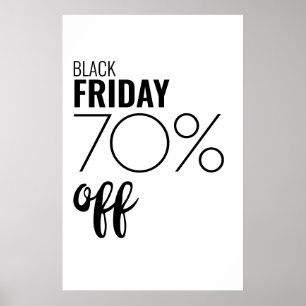 Poster av Black Fredag Sale Business Rabatt Store