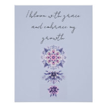 Poster av Blooming Serenity Mandala Glossy