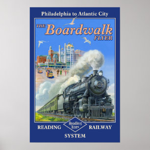 Poster av Boardpromenad Flyer