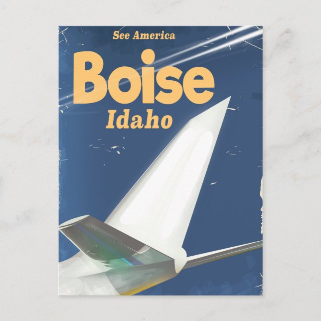 Poster av Boise Idaho-flygning Vykort (Framsida)