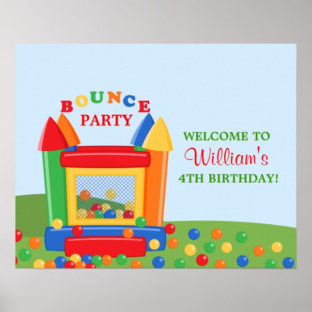 Poster av Bounshus Birthday (Framsidan)