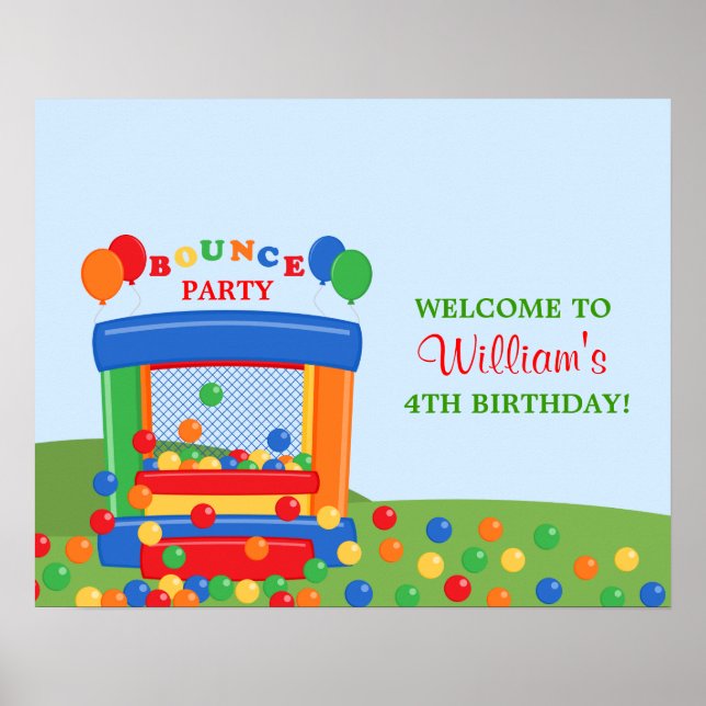 Poster av Bounshus Birthday (Framsidan)