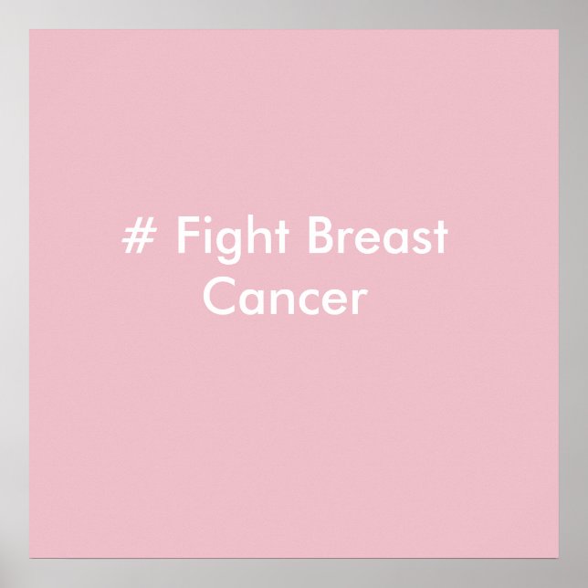 # Poster av bröstcancer (Framsidan)
