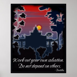 Poster av buddha-salvot
