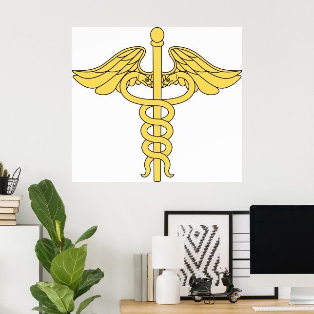 Poster av Caduceus Medical Symbol (Skapare uppladdad)