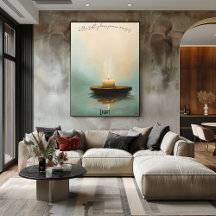 Poster av "Candle Meditation Art"