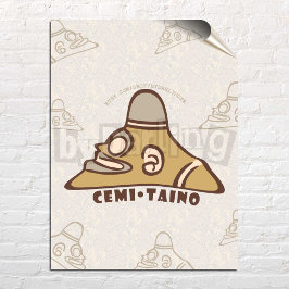 Poster av Cemi Taino Puerto Rico Wall Art Download
