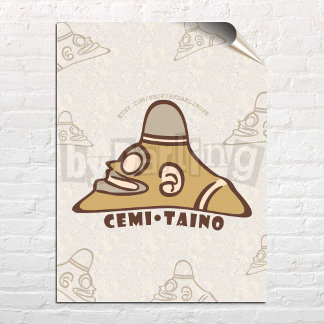 Poster av Cemi Taino Puerto Rico Wall Art Download