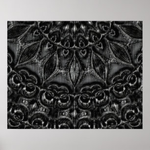 Poster av Charcol Mandala