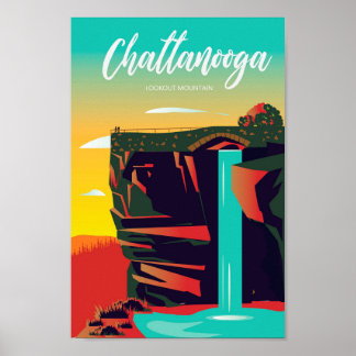 poster av chattanooga-utsikt