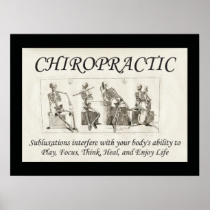 Poster av Chiropraktik-subluxation-offert