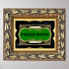Poster av Classy Poker Room Decor