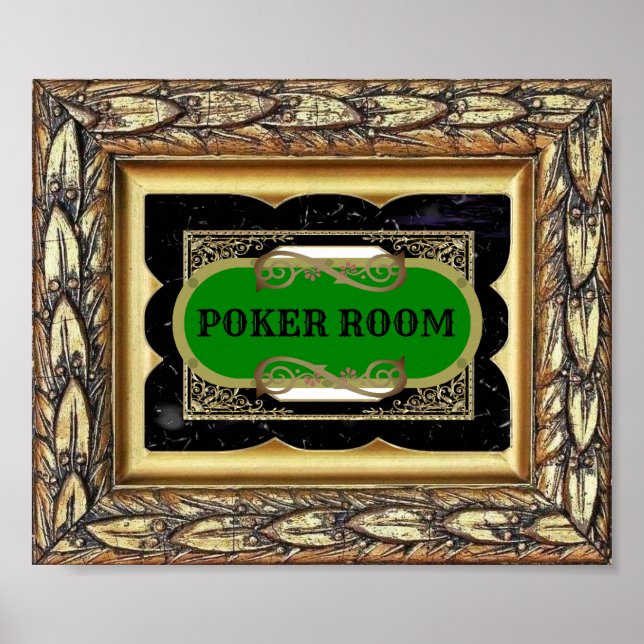 Poster av Classy Poker Room Decor (Framsidan)
