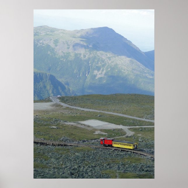 Poster av Cog Railway i Washington (Framsidan)