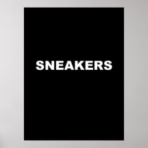 Poster av coola Sneaker Wall Art 