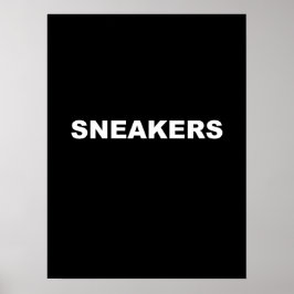 Poster av coola Sneaker Wall Art 