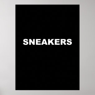 Poster av coola Sneaker Wall Art