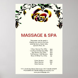 Poster av Cumingtonite Spa-massage Beauty Salon