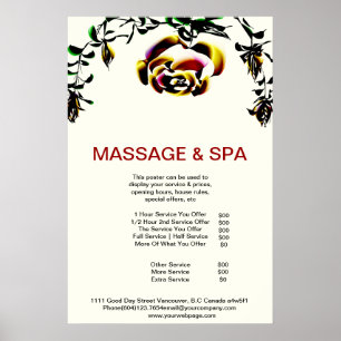 Poster av Cumingtonite Spa-massage Beauty Salon