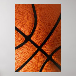 Poster av den färdiga basketbollen